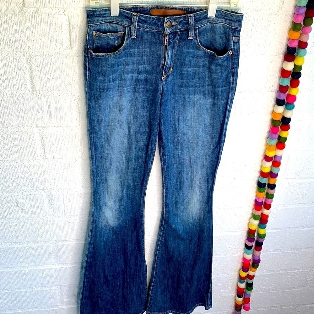 Joe's Jeans Bell Flare Wide Leg Gabriella Denim Jeans sz 27